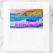 ビーチコンバー 長方形シール (バッグ)