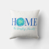 ビーチコースタルホームサンドドルファミリー名 クッション (裏面)