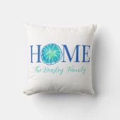 ビーチコースタルホームサンドドルファミリー名 クッション (正面)