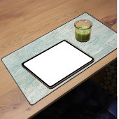 ビーチコースタルライトウッドアクア素朴ブルーウッド名 デスクマット