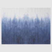 ビーチコーストモダンブルーンホワイト絞り染めしぼり 薄葉紙 (正面)