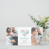 ビーチコースト航海のハート結婚ズ・サンキュー サンキューカード (スタンド正面)