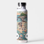 ビーチコーバーの至福パーソナライズされた ウォーターボトル (右面)