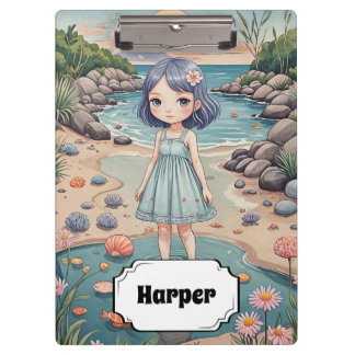 ビーチコーバーの至福パーソナライズされた クリップボード