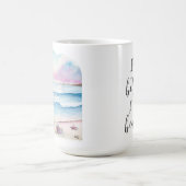 ビーチコーヒーマグ – バレンタイン彼女のための贈り物 コーヒーマグカップ (中央)