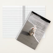 ビーチコービングウェスティー写真6x8ノートブック ノートブック (内側)