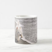 ビーチコーミングウェスティフォトコーヒーマグ コーヒーマグカップ (中央)