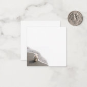 ビーチコーミングウェスティフォトフラットノートカード ノートカード (正面/裏面インサイチュ)