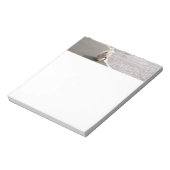 ビーチコーミングホワイトウェスティードドッグフォトステーショナリー ノートパッド (回転)