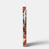 ビーチコーラルスターフィッシュサンドオセアモノグラムIPADケース Case-Mate iPhoneケース (裏面 / 左)