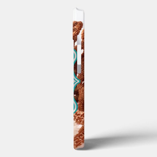 ビーチコーラルスターフィッシュサンドオセアモノグラムIPADケース Case-Mate iPhoneケース (裏面 / 左)