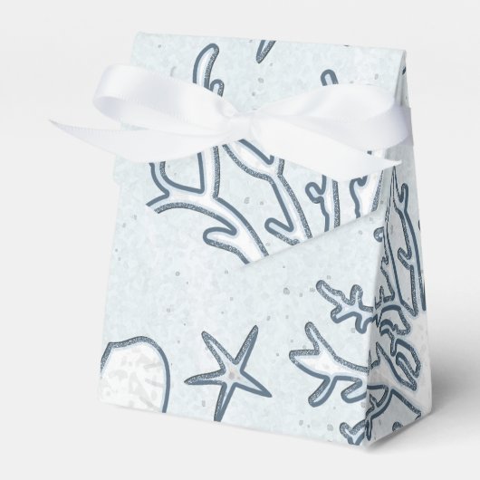 ビーチコーラルリーフシーシェル&スターフィッシュのお気に入りボックス フェイバーボックス (正面サイド)