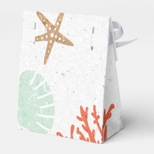ビーチコーラルリーフシーシェル&スターフィッシュのお気に入りボックス フェイバーボックス (裏面サイド)