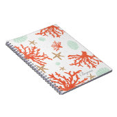 ビーチコーラルリーフシーシェル&スターフィッシュノートブック ノートブック (右側)