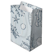 ビーチコーラルリーフシーシェル&スターフィッシュ抱き枕 ミディアムペーパーバッグ (正面アングル)