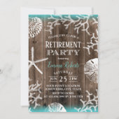 ビーチコーラルリーフスターフィッシュバーンウッドリタイアメント 招待状 (正面)