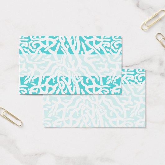 ビーチコーラルリーフパター航海のンホワイトブルー (オフィス)