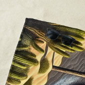 ビーチコ表現ンバーヴィンテージ蒸気列車 ビーチタオル (インサイチュ)