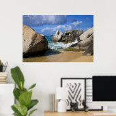 ビーチサイドアットヴァージンゴルダ、英国ヴァージン ポスター (ホームオフィス)