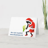 ビーチサイドクリスマスリースカード シーズンカード (裏面)