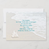 ビーチサイドチェア新しいアドレス発表カード カード (裏面)