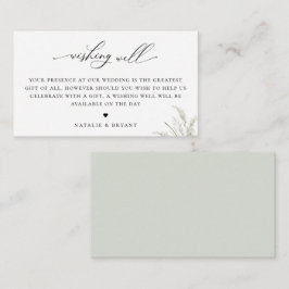 ビーチサイドパンパスグラス結婚ズの願い事は上手く エンクロージャーカード