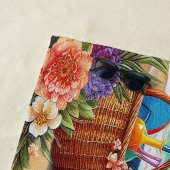 ビーチサイドベルネーゼのブリス:クールサングラス付き犬 ビーチタオル (インサイチュ)