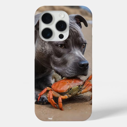 「ビーチサイド仲間たち – ふわふわでカニ仲間たち」 Case-Mate iPhoneケース (裏面)