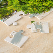 ビーチサイド恵み: 1ペテロ5:7聖書の聖句 ジグソーパズル (側面)