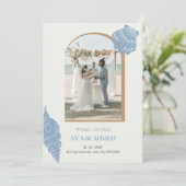 ビーチサイド結婚ドリーム:彩&アーメド» 招待状 (スタンド正面)