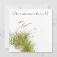 ビーチサイド結婚式招待状