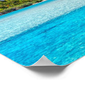 ビーチサイド調理師島 – John 14:27 Bible Verse ポスター (角)