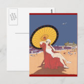 ビーチサイド ポストカード (正面/裏面)