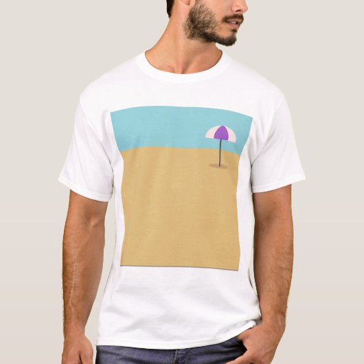 ビーチサマーアンブレラ Tシャツ (正面)