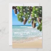 ビーチサマークリスマスパーティー 招待状 (裏面)