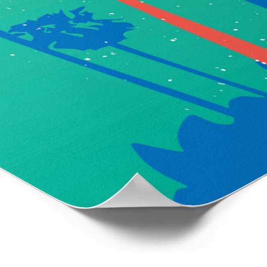 ビーチサマーテーマカリフォルニアポスターアート ポスター (角)