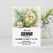 ビーチサマーパーティの招待状 招待状 (スタンド正面)