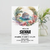 ビーチサマーパーティの招待状 招待状 (スタンド正面)