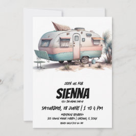 ビーチサマーパーティの招待状 招待状