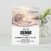 ビーチサマーパーティの招待状 招待状 (スタンド正面)