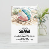 ビーチサマーパーティの招待状 招待状 (スタンド正面)