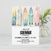 ビーチサマーパーティの招待状 招待状 (スタンド正面)