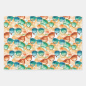 ビーチサマーラッピング紙 ラッピングペーパーシート (正面3)