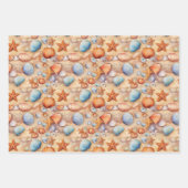 ビーチサマーラッピング紙 ラッピングペーパーシート (正面2)