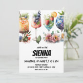 ビーチサマー パーティー招待状 招待状 (スタンド正面)