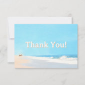 ビーチサンキューカードシースケープ サンキューカード (正面)