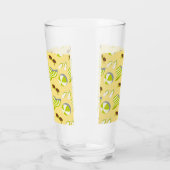 ビーチサングラスとサンハット タンブラーグラス (左)