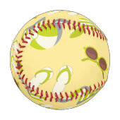 ビーチサングラスとサンハット 野球ボール (正面左)