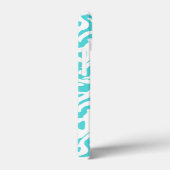 ビーチサンゴ礁パ航海のターンホワイトブルー Case-Mate iPhoneケース (裏面 / 右)