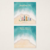 ビーチサンシャインと砂 (正面&裏面)